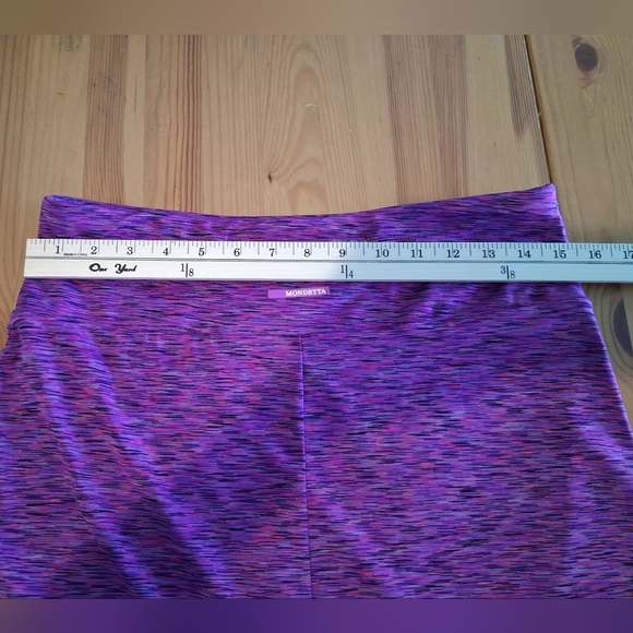 Mondetta Activewear High-Low Pull-On Skirt Purple Space Dye Size M - Picture 4 of 5
